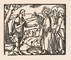 Nemecký grafik zo začiatku 17. storočia – Kristus a stotník 