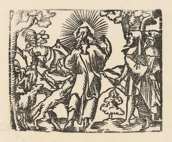 Nemecký grafik zo začiatku 17. storočia – Cesta do Emauz 