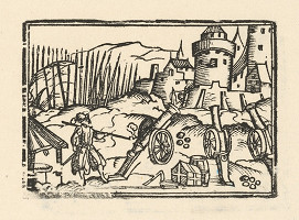 Nemecký grafik zo začiatku 17. storočia – Delá pred bránami mesta 