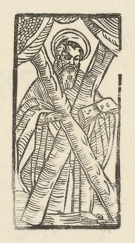 Moravský grafik z polovice 16. storočia – Sv. Ondrej