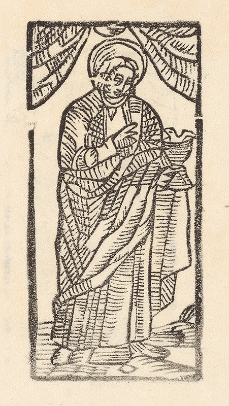 Moravský grafik z konca 16. storočia – Sv. Ján