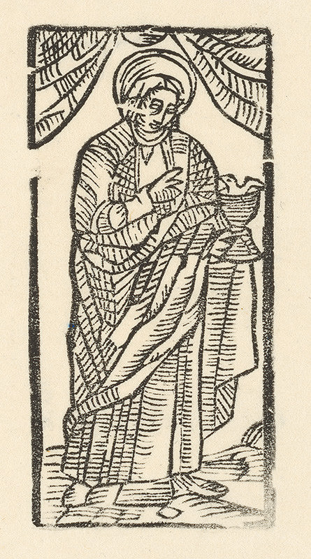 Moravský grafik z konca 16. storočia – Sv. Ján