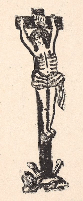 Slovenský grafik zo začiatku 19. storočia – Ukrižovaný 