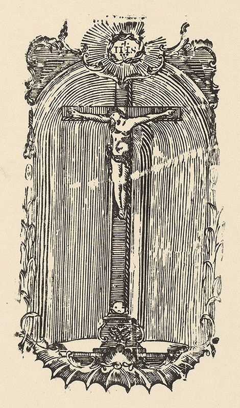 Moravský grafik z 2. polovice 18. storočia – Prísažný kríž 