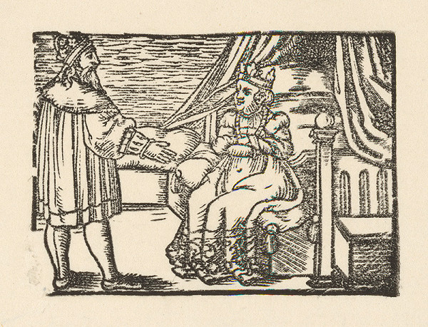 Nemecký grafik z 2. polovice 16. storočia – Cisár s manželkou 