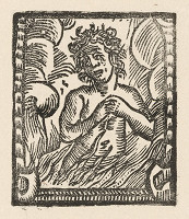 Moravský grafik z prelomu 18. - 19. storočia – Duša v pekelnom ohni 