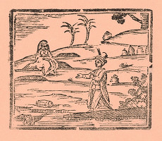 Moravský grafik z prelomu 18. - 19. storočia – Turek a žena 