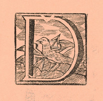 Moravský grafik zo začiatku 18. storočia – Iniciála Ď 