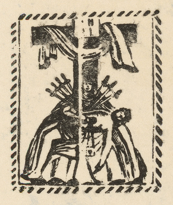 Slovenský grafik z prelomu 17. - 18. storočia – Pieta pod krížom