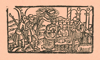 Moravský grafik z konca 18. storočia – Narodenie s pastiermi 