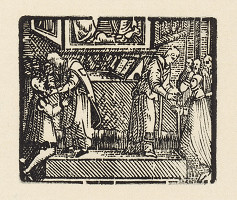 Moravský grafik z polovice 16. storočia – Prijímanie 