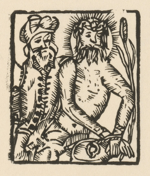 Moravský grafik z prelomu 16. - 17. storočia – Ecce Homo
