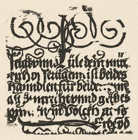 Nemecký grafik z 1. polovice 16. storočia – Torzo jednolistu 