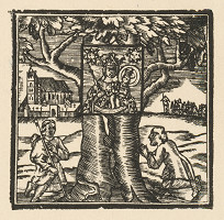 Moravský grafik z prelomu 18. - 19. storočia – Obraz zázračnej Madony s dvoma pútnikmi 