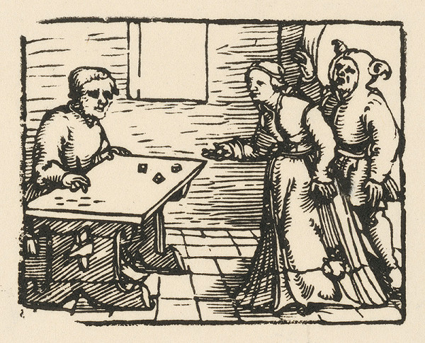 Nemecký grafik z 1. polovice 16. storočia – Hra v kocky