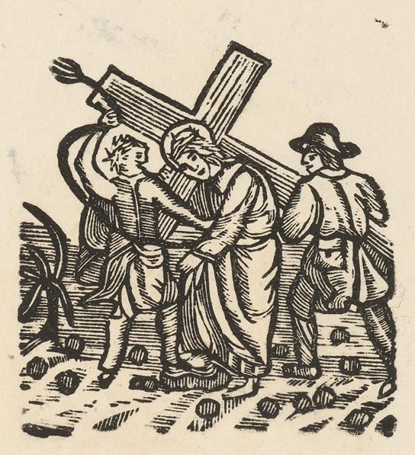 Moravský grafik zo začiatku 19. storočia – Nesenie kríža