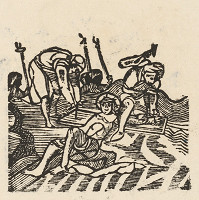 Moravský grafik zo začiatku 19. storočia – Pribíjanie Krista na kríž 