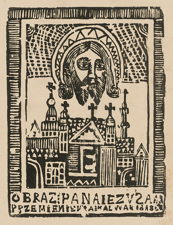 Poľský grafik z 1. polovice 19. storočia – Obraz Ježiša 