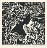 Alžbeta Štollmannová – Žena a kvet II. 