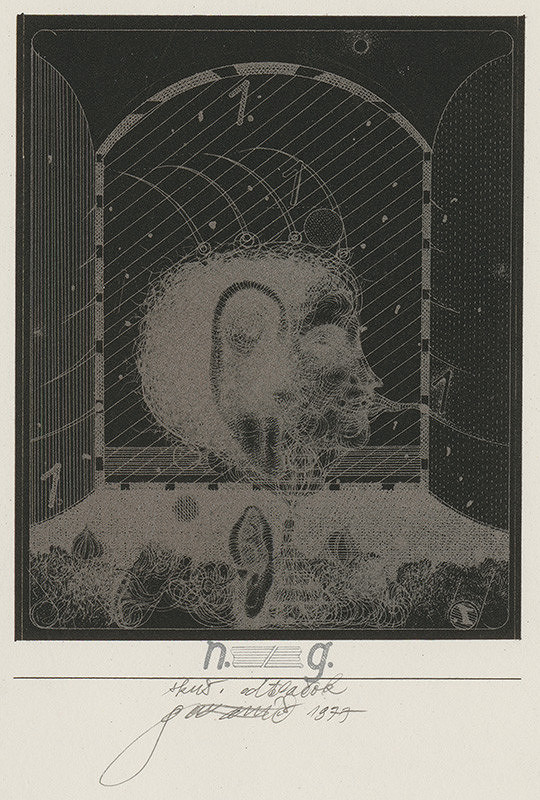 Vladimír Gažovič – Ex libris Nina G. 