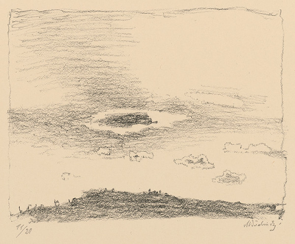 Max Švabinský – Slnko za obláčikom 