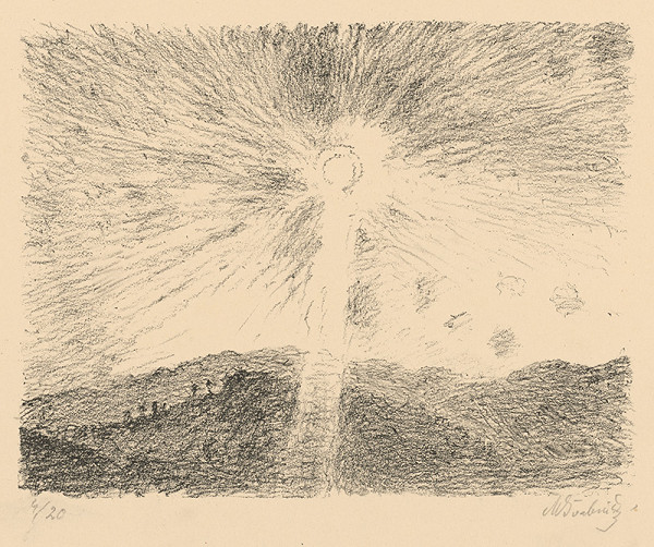 Max Švabinský – Slnko pred západom 