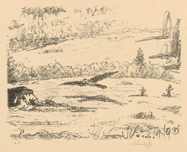 Max Švabinský – Kaňa pri zemi 