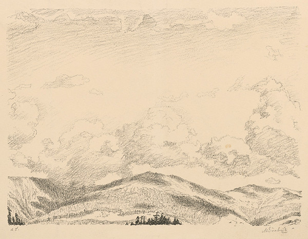 Max Švabinský – Mraky a tiene na Vorlove 