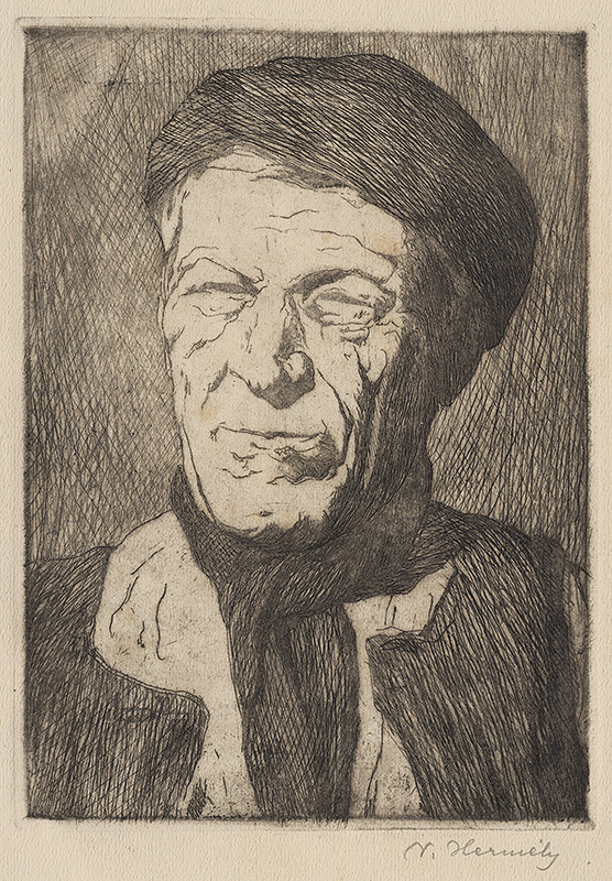 Viktor Hermély – Autoportrét 