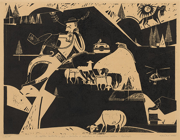 Oto Opršal – Častuška o valachovi a baterkovom rádiu 