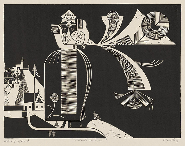 Oto Opršal – Dievča s pávom 