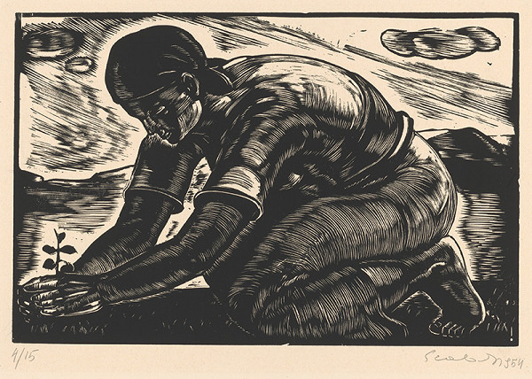 Július Szabó – Sadenie stromov 