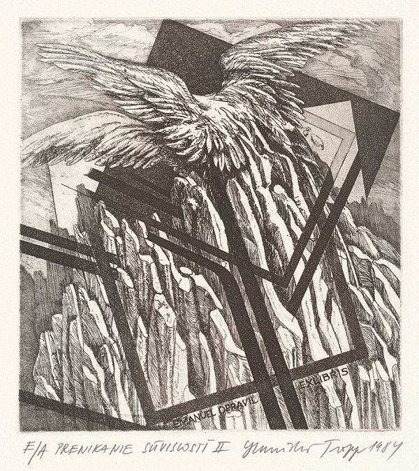 Stanislav Tropp – Emanuel Opravil Ex libris Prenikanie Súvislostí II. 