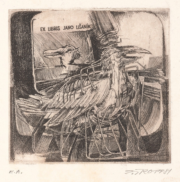 Stanislav Tropp – Ex libris Lišajník 