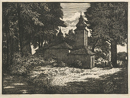 Josef Řeřicha – Drevený kostolík 