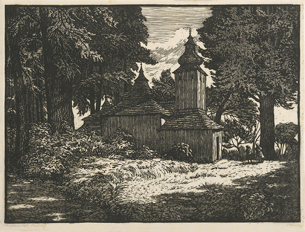 Josef Řeřicha – Drevený kostolík 