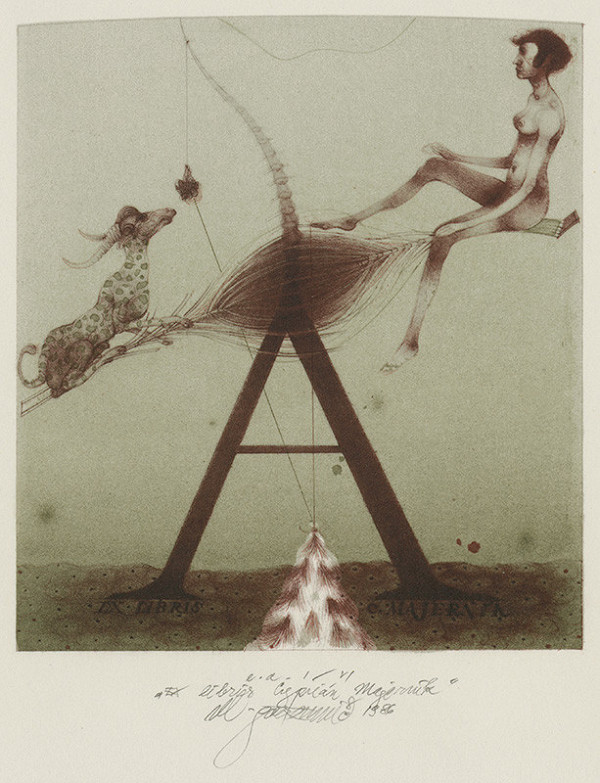 Vladimír Gažovič – Ex libris Cyprián Majerník 