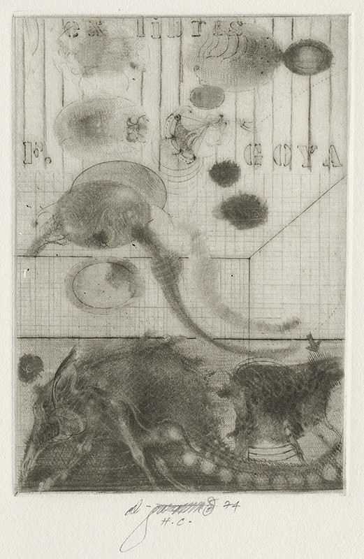 Vladimír Gažovič – Ex libris F.Goya 