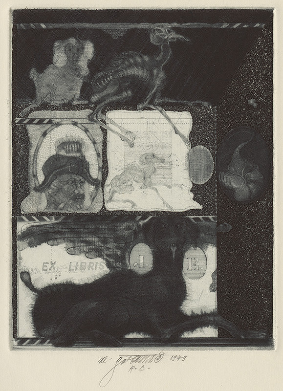 Vladimír Gažovič – Ex libris J.E. 