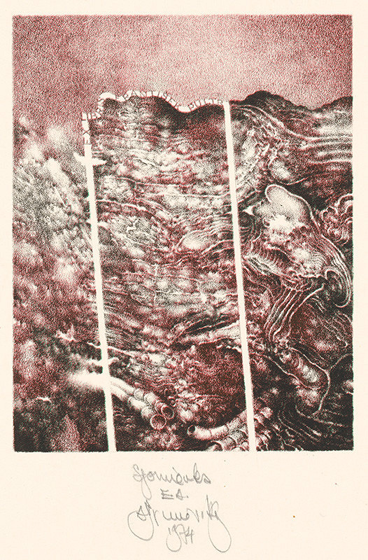 Albín Brunovský – Ex libris F. Pultr 