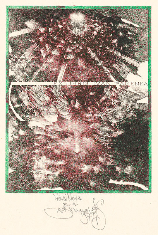 Albín Brunovský – EX libris Panenka 