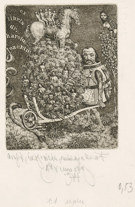 Albín Brunovský – Ex libris Dr. Joachim 