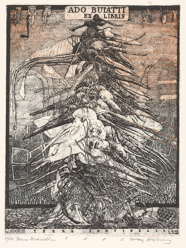 Dušan Kállay – Ex libris Ado Buiatti 