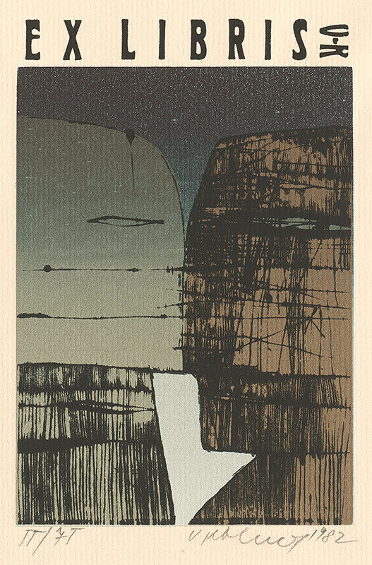 Vojtech Kolenčík – Ex libris V.K. 