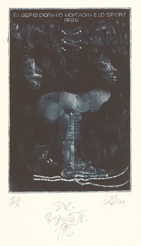 Robert Brun – Ex libris Bormio III. 