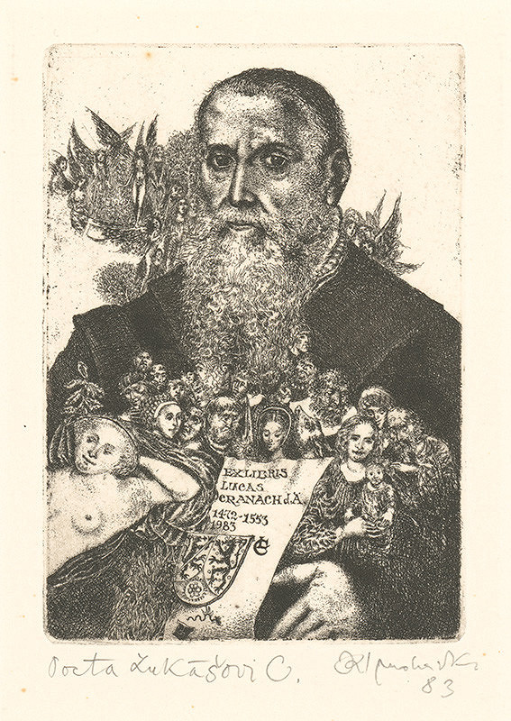 Karol Ondreička – Ex libris Lucas Cranach 