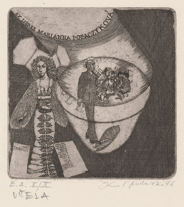 Karol Ondreička – Ex libris Marianna Polaczyková 