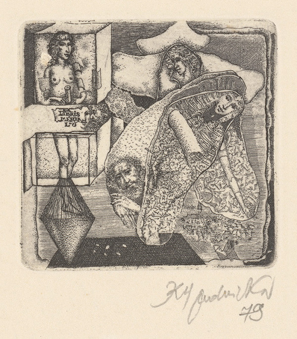 Karol Ondreička – Ex libris Mária 