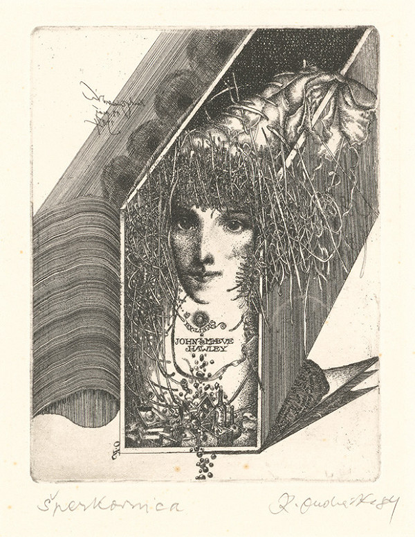 Karol Ondreička – Ex libris John Maeve Hawley 