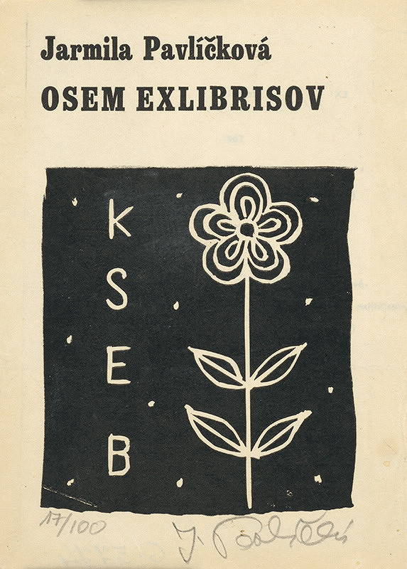 Jarmila Pavlíčková – Ex libris K S E B 